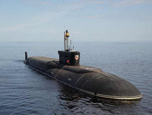 資料圖:“北風之神”級核潛艇