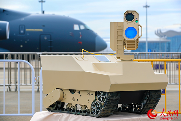 “光箭-24”無人化智能激光衛士系統。航空工業供圖