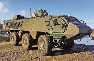  芬蘭生產的“帕特里亞”裝甲車。