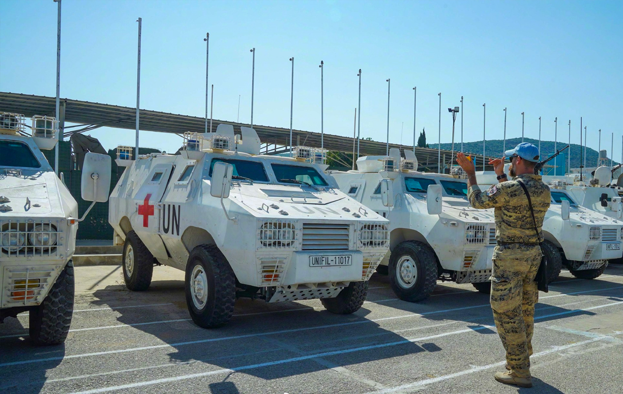 我赴黎維和部隊多功能工兵分隊通過第三季度裝備核查