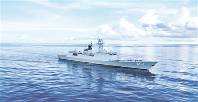 秋日，海軍某支隊組織訓練。余傳軍 攝