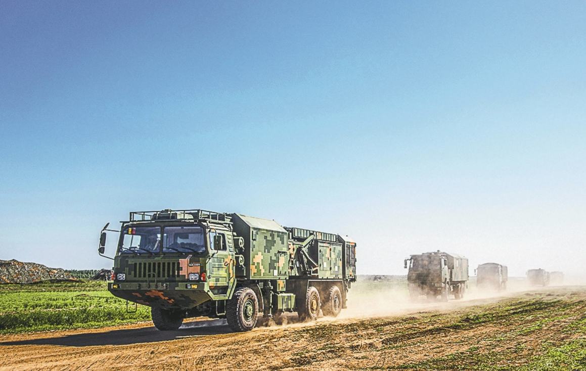 陸軍某防空旅實彈射擊訓練掠影