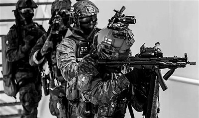 芬蘭軍隊參加“南方獅鷲25”北約多國特種部隊演習。